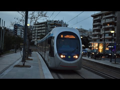 Athens Tram: Ansaldobreda Sirio trams in Athens