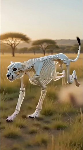 كيف صُمِّمت عظام الفهد ليكون أسرع حيوان على الأرض؟ 🐆 #الطبيعة #تشريح_الحيوانات