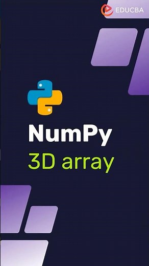 🚀 What’s a NumPy 3D Array | How to Create NumPy 3D Array #python #NumPy3D #array #coding #python