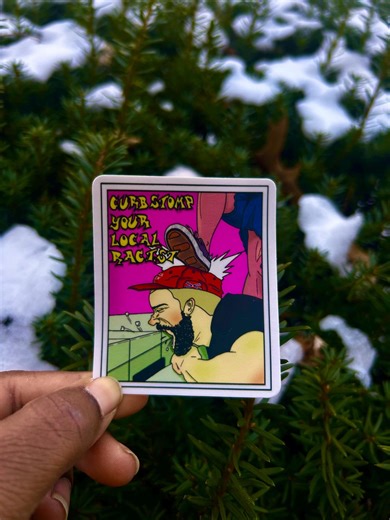 Curb Stomp | Vinyl Sticker - Etsy