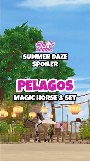 Pelagos 🌊 New Magical Black Forest Horse & Matching Set ✨ Star Stable Spoiler