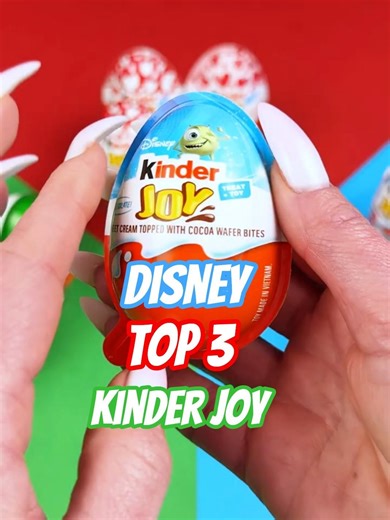 TOP 3! Kinder Joy Disney Surprise Eggs Unboxing! Stitch Toy Opening!