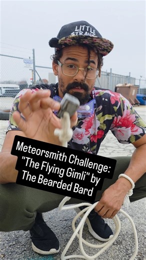 Benjamin on Instagram: "@thebeardedbard20 What an awesome entry, and a hilarious reference! . If YOU think this meteorhammer should win the competition, cast your vote as if it were the One Ring into the fires of Mount Doom on my Discord December 1st (Link in bio) and let your voice be heard! #benseiarmy #meteorhammer"