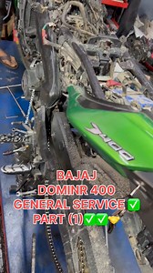 BAJAJ DOMINR 400 GENERAL SERVICE ✅ PART (1) #sandipthulungwakhamrai #followersシ゚ #reelsfbシ #fbreelsfypシ゚ #foryouシ #fb #bajaj #dominar400 #service #part1 #motorcycle #riders #mechanic | Sandip Thulung Wakham Rai