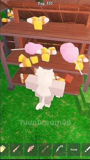 I created an automatic cooker 🤤 #roblox #99nightintheforest