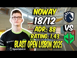 noway 18 Kills vs Liquid! Imperial noway POV (Nuke) at BLAST Open Lisbon 2025