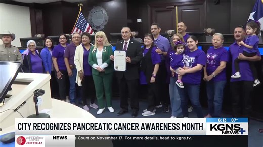 Laredo proclaims November as Pancreatic Cancer Awareness Month