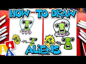 How To Draw Funny Cartoon Aliens