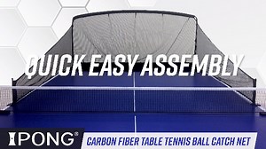 Watch iPong Carbon Fiber Table Tennis Ball Catch Net - Features on Amazon Live