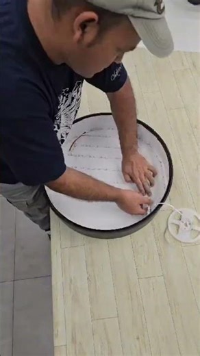 How to assemble light box with stretch ceiling membrane