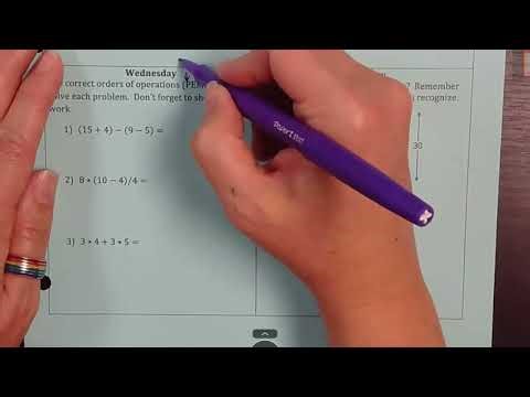 6th Grade - HW#3 - Due 10/3/25