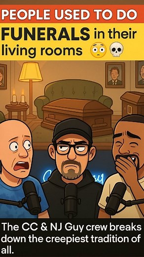 Back in the day, funerals weren’t just sad—they were straight-up morbid. People used to take pictures sitting next to the bodies, hosting the wake in their living rooms like it was a social event. 😬 In this episode, the CC & NJ Guy crew talks about how wild those old-school rituals were—posing with the deceased, family portraits from beyond the grave, and why Tom says “Nah, just cremate me.” ☠️ It’s funny, dark, and weirdly fascinating all at once—exactly the kind of conversation that’ll make y