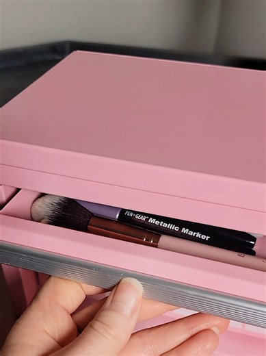 Compact Steel Tool Chest for Desk Organization