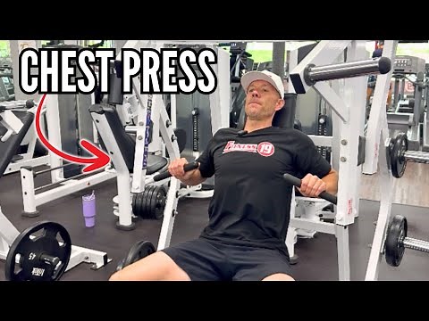 How to Adjust & Use the Chest Press Machine Correctly