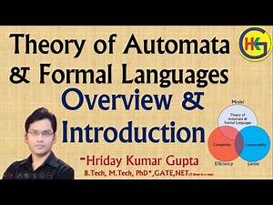 TAFL-Lecture-00 | Introduction and Overview of Theory of Automata and Formal Languages.