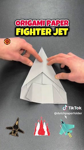 Easy Origami Fighter Jet Airplane Tutorial | How to Make