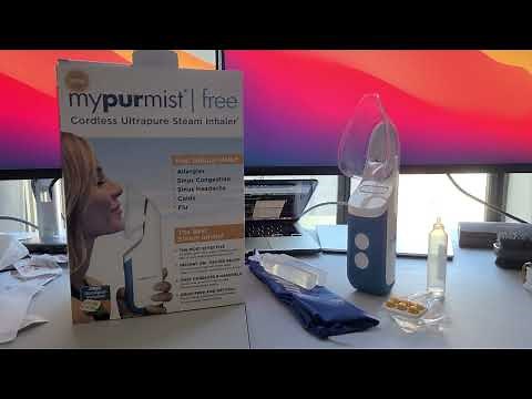 mypurmist free - Cordless Ultrapure Steam Inhaler Review- Does it work? Pros/Cons