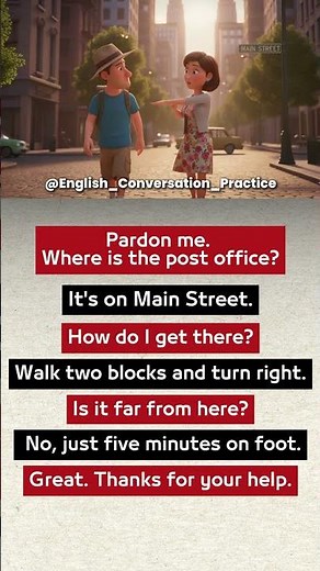 Learn English Conversation - Asking for Directions | English Speaking Practice for Beginners