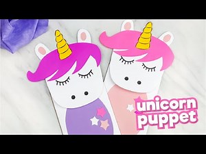 Unicorn Puppet Craft