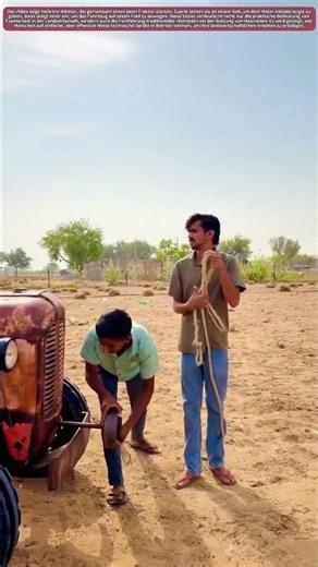 Altes Traktor starten: Wie Teamwork Tradition und Landwirtschaft verbindet