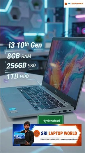Dell Inspiron i3 10th Gen Laptop 8GB RAM 256GB SSD 1TB HDD Only ₹16000
