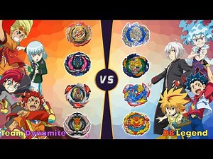 Beyblade Burst DB 【Team Dynamite VS DB Legend】 Relay battle 베이블레이드 버스트 팀 다이너마이트 VS DB 레전드 릴레이 배틀