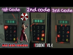 Resident Evil 4 Remake Separate Ways All Lab Keypad Codes [Professional]