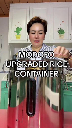 MODOFO Upgraded Rice Container with Visual Window