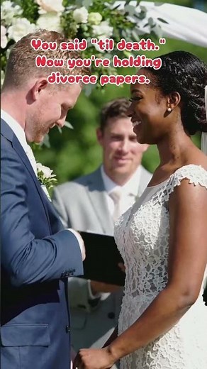 You said "til death do us part.