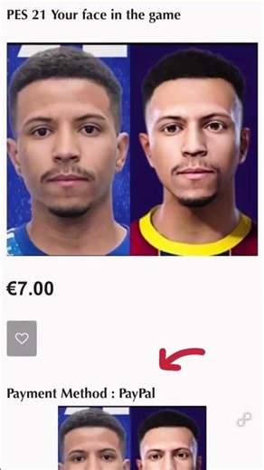 Your face in PES 21 #pes2021 #fyp #faces