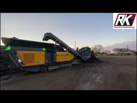 The all new RM 120X crusher from Rubble Master