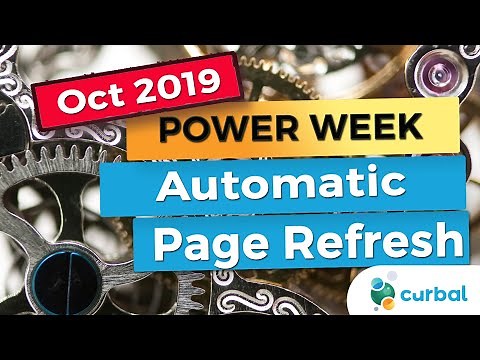 Automatically refresh your data in Power BI desktop