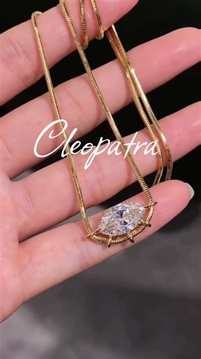 The Cleopatra. 🧿 Because the everyday necklace should still feel powerful. Would you stack it or wear it solo? Marquise diamond. Custom in lab diamond or gemstone. Available in 9k, 14k, 18k gold. #PersonalLuxury #MarquiseTrend #LuxuryStack #DiamondEnergy #jewelrytok
