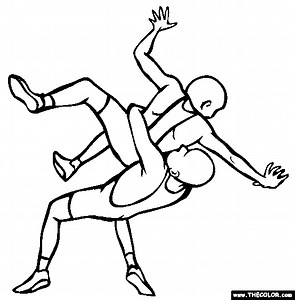 How To Draw Wrestlers Fighting