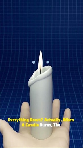 Why Candle Flames Rise Upwards | Simple Science Explained 🔥