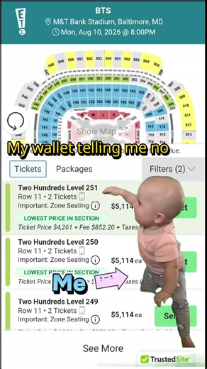 BTS World Tour Concert at M&T Bank Stadium