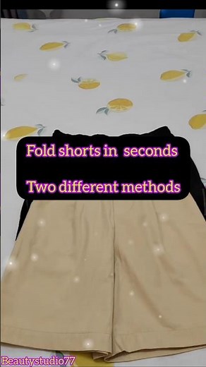 Stylish Shorts Folding and Organization Tips #shortsfolding
