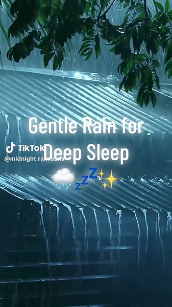 Let the sound of gentle rain guide you into a peaceful night’s rest. No distractions, just pure calm. Perfect for your sleep routine and deep relaxation. . #rainvideo #sleepambience #relaxingrain #cozynight #calmingsounds #sleepaid #tiktoksleep #soundtosleep #deeprelaxation #nightvibes #soothingaudio #relaxwithme #asmr