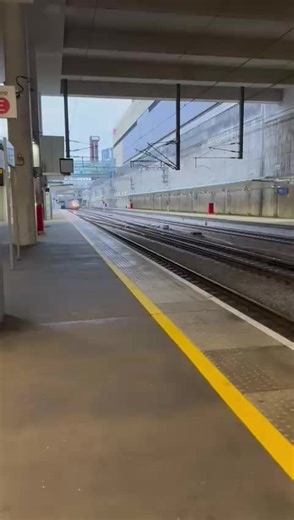 Rare Class 395 Train Passing Stratford International