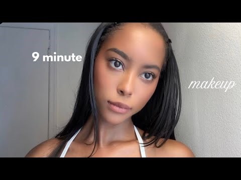 9 minute natural soft spring makeup look asmr inspired