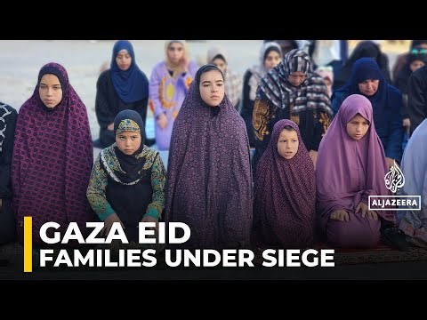Celebrating Eid in Gaza City: Palestinian families gather amid severe shortages