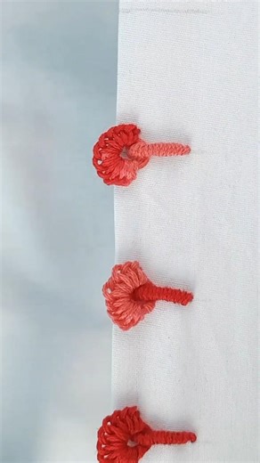 Hand embroidery border design | Easy Embroidery Patterns for Pastel Outfits #embroidery #diy