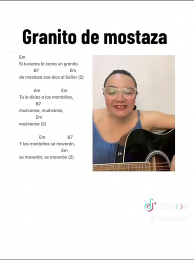 Granito de Mostaza: Letra y Acordes de Alabanza