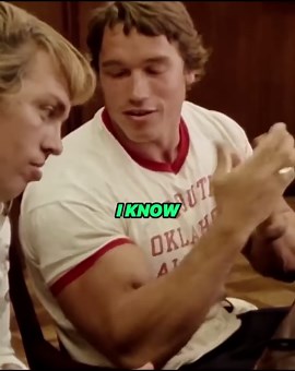 Bodybuilding legend Arnold Schwarzenegger's peak biceps
