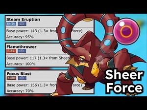 What if Volcanion had Sheer Force? | Almost Any Ability