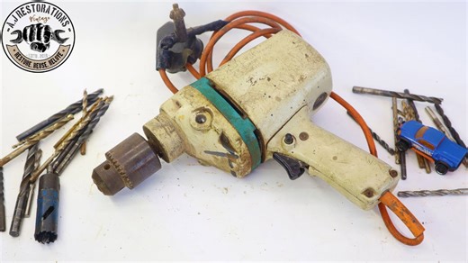 1972 Wolf Sapphire Electric Drill Restored And Working Perfectly