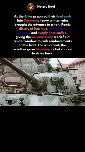 When Mud Stopped the Allies Cold #ww2 #shorts