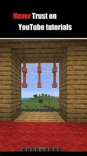 I Will NEVER Trust YouTube Tutorials Again After This Minecraft Disaster? #shorts #minecraft