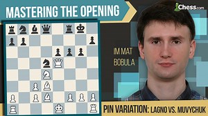 Sicilian Pin Variation: Lagno vs Muzychuk