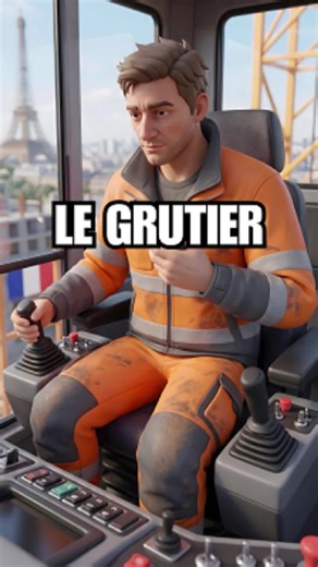 Le travail d'un grutier : Il déplace des tonnes d'acier au-dessus de nos têtes À 80 mètres de hauteur, un grutier passe ses journées seul dans une petite cabine, au-dessus d'un chantier qui ne s'arrête jamais. Entre vent, silence et concentration extrême, ce métier discret construit nos villes sans jamais se montrer. une histoire vraie sur le courage invisible du bâtiment. #grutier #chantier #btp #metier #travailleur
